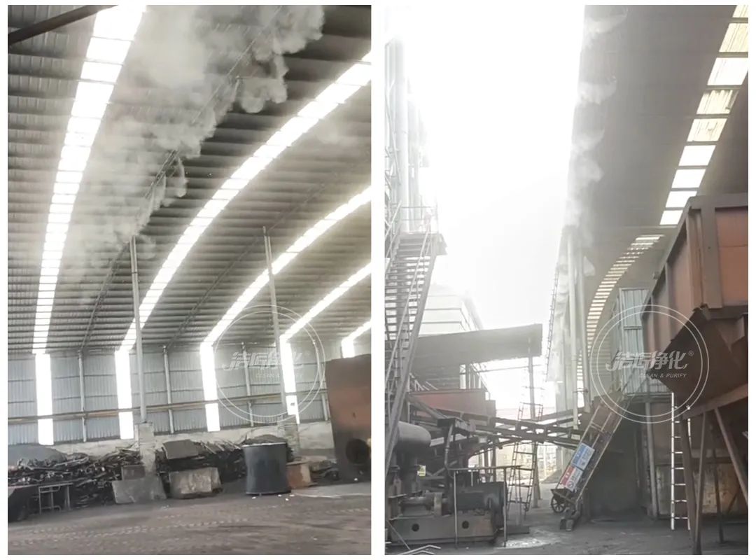 為陶瓷廠煤氣站安裝100+個高壓噴霧頭！Dejing的凈?除臭顯實力！.jpg